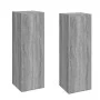 Mueble para TV 2 uds contrachapado gris Sonoma 30,5x30x90 cm de vidaXL, Muebles TV - Ref: Foro24-815750, Precio: 84,75 €, Des...