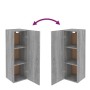 TV-Schrank 2 Stk. Sonoma graues Sperrholz 30,5x30x90 cm von vidaXL, TV-Möbel - Ref: Foro24-815750, Preis: 84,75 €, Rabatt: %