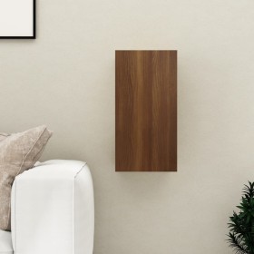 Brown oak engineered wood TV cabinet 30.5x30x60 cm by vidaXL, TV Furniture - Ref: Foro24-815745, Price: 34,62 €, Discount: %