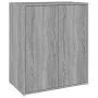 Schuhregal aus grauem Sonoma-Sperrholz, 60 x 35 x 70 cm von vidaXL, Schuhregale und Schuhorganisatoren - Ref: Foro24-816009, ...