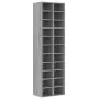 Sonoma gray plywood shoe rack 54x34x183 cm by vidaXL, Shoe racks and shoe organizers - Ref: Foro24-815301, Price: 147,11 €, D...