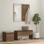 Flurmöbelset aus braunem Eichensperrholz von vidaXL, Kleiderschränke - Ref: Foro24-3120196, Preis: 110,82 €, Rabatt: %
