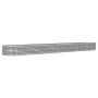 Jardinera arriate acero galvanizado plata 512x80x36 cm