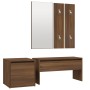 Brown oak plywood hallway furniture set by vidaXL, Wardrobes - Ref: Foro24-3120196, Price: 115,23 €, Discount: %
