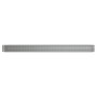Jardinera arriate acero galvanizado plata 512x80x36 cm