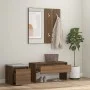 Flurmöbelset aus braunem Eichensperrholz von vidaXL, Kleiderschränke - Ref: Foro24-3120196, Preis: 110,82 €, Rabatt: %