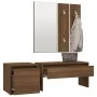 Flurmöbelset aus braunem Eichensperrholz von vidaXL, Kleiderschränke - Ref: Foro24-3120196, Preis: 110,82 €, Rabatt: %