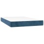 Dunkelblaue Taschenfederkernmatratze aus Samt, 120 x 200 x 20 cm von vidaXL, Matratzen - Ref: Foro24-347772, Preis: 186,92 €,...