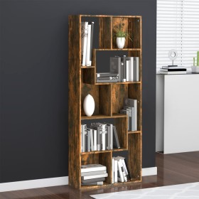 Smoked oak plywood shelf 67x24x161cm by vidaXL, Bookcases and shelves - Ref: Foro24-815501, Price: 76,39 €, Discount: %