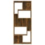 Estantería madera contrachapada color roble ahumado 67x24x161cm