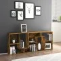 Regal aus geräuchertem Eichensperrholz, 67 x 24 x 161 cm von vidaXL, Bücherregale und Regale - Ref: Foro24-815501, Preis: 75,...