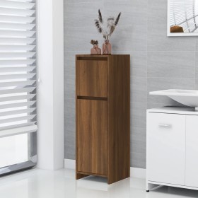 Armario de baño madera contrachapada roble marrón 30x30x95 cm de vidaXL, Muebles de baño - Ref: Foro24-815554, Precio: 57,32 ...