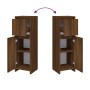 Brown oak plywood bathroom cabinet 30x30x95 cm by vidaXL, Bathroom furniture - Ref: Foro24-815554, Price: 57,32 €, Discount: %