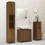 Badezimmerschrank aus braunem Eichensperrholz, 30 x 30 x 95 cm von vidaXL, Badezimmermöbel - Ref: Foro24-815554, Preis: 55,45...