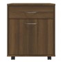 Radschrank aus braunem Eichensperrholz, 45 x 38 x 54 cm von vidaXL, Schließfächer und Lagerschränke - Ref: Foro24-815965, Pre...