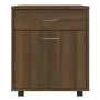 Radschrank aus braunem Eichensperrholz, 45 x 38 x 54 cm von vidaXL, Schließfächer und Lagerschränke - Ref: Foro24-815965, Pre...