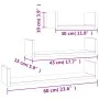 Estantes de pared 3 unidades madera de ingeniería roble marrón de vidaXL, Estantes y estanterías - Ref: Foro24-815263, Precio...