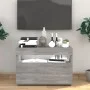 TV cabinet with LED lights Sonoma gray 60x35x40 cm by vidaXL, TV Furniture - Ref: Foro24-815680, Price: 52,03 €, Discount: %