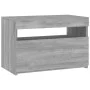 TV cabinet with LED lights Sonoma gray 60x35x40 cm by vidaXL, TV Furniture - Ref: Foro24-815680, Price: 52,03 €, Discount: %