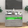 TV-Schrank mit LED-Leuchten Sonomagrau 60x35x40 cm von vidaXL, TV-Möbel - Ref: Foro24-815680, Preis: 53,72 €, Rabatt: %