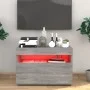 TV cabinet with LED lights Sonoma gray 60x35x40 cm by vidaXL, TV Furniture - Ref: Foro24-815680, Price: 52,03 €, Discount: %