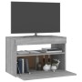 TV-Schrank mit LED-Leuchten Sonomagrau 60x35x40 cm von vidaXL, TV-Möbel - Ref: Foro24-815680, Preis: 53,72 €, Rabatt: %