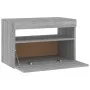 TV cabinet with LED lights Sonoma gray 60x35x40 cm by vidaXL, TV Furniture - Ref: Foro24-815680, Price: 52,03 €, Discount: %