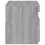TV cabinet with LED lights Sonoma gray 60x35x40 cm by vidaXL, TV Furniture - Ref: Foro24-815680, Price: 52,03 €, Discount: %