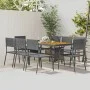 9-piece synthetic rattan garden dining set in gray color. by vidaXL, Garden sets - Ref: Foro24-3120113, Price: 425,84 €, Disc...