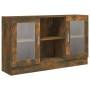 Vitrine aus geräuchertem Eichensperrholz, 120 x 30,5 x 70 cm von vidaXL, Sideboards - Ref: Foro24-815627, Preis: 86,33 €, Rab...