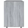 Sonoma grau Sperrholz Kleiderschrank auf Rollen 60x53x72 cm von vidaXL, Schließfächer und Lagerschränke - Ref: Foro24-815970,...