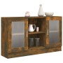 Vitrine aus geräuchertem Eichensperrholz, 120 x 30,5 x 70 cm von vidaXL, Sideboards - Ref: Foro24-815627, Preis: 86,33 €, Rab...