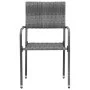 Garden dining set 7 pieces gray synthetic rattan by vidaXL, Garden sets - Ref: Foro24-3120103, Price: 344,35 €, Discount: %