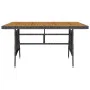 Garden dining set 7 pieces gray synthetic rattan by vidaXL, Garden sets - Ref: Foro24-3120103, Price: 344,35 €, Discount: %