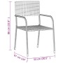 Juego de comedor de jardín 7 piezas ratán sintético gris de vidaXL, Conjuntos de jardín - Ref: Foro24-3120103, Precio: 371,62 €