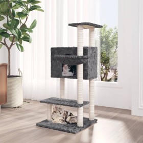 Katzenkratzbaum mit dunkelgrauen Sisalstämmen 108,5 cm von vidaXL, Katzenmöbel - Ref: Foro24-171599, Preis: 42,10 €, Rabatt: %