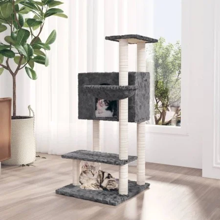 Cat scratching post with dark gray sisal posts 108.5 cm by vidaXL, Cat furniture - Ref: Foro24-171599, Price: 48,76 €, Discou...