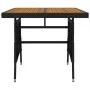 Garden dining set 3 pieces black synthetic rattan by vidaXL, Garden sets - Ref: Foro24-3120088, Price: 188,16 €, Discount: %