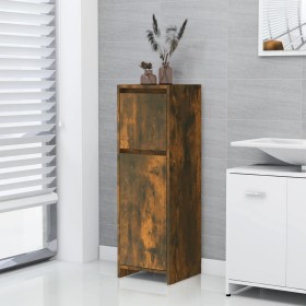 Smoked oak plywood bathroom cabinet 30x30x95 cm by vidaXL, Bathroom furniture - Ref: Foro24-815552, Price: 42,62 €, Discount: %