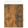 Mueble de baño con lavabo madera contrachapada roble ahumado de vidaXL, Tocadores de baño - Ref: Foro24-3120179, Precio: 154,...