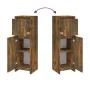 Badezimmerschrank aus geräuchertem Eichensperrholz, 30 x 30 x 95 cm von vidaXL, Badezimmermöbel - Ref: Foro24-815552, Preis: ...