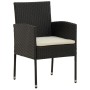 idaXL Garten-Essgruppe 7-teilig, schwarzes synthetisches Rattan von vidaXL, Gartensets - Ref: Foro24-3120100, Preis: 440,68 €...