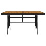 idaXL Garten-Essgruppe 7-teilig, schwarzes synthetisches Rattan von vidaXL, Gartensets - Ref: Foro24-3120100, Preis: 440,68 €...