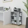 Wardrobe with wheels Sonoma gray plywood 60x35x75 cm by vidaXL, Lockers and storage cabinets - Ref: Foro24-815967, Price: 55,...