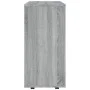 Armario con ruedas madera contrachapada gris Sonoma 60x35x75 cm de vidaXL, Taquillas y armarios de almacenamiento - Ref: Foro...