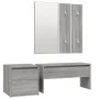 Flurmöbel-Set aus Sperrholz in Sonoma-Grau von vidaXL, Kleiderschränke - Ref: Foro24-3120195, Preis: 107,35 €, Rabatt: %