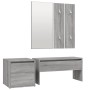 Flurmöbel-Set aus Sperrholz in Sonoma-Grau von vidaXL, Kleiderschränke - Ref: Foro24-3120195, Preis: 113,26 €, Rabatt: %