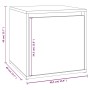Set de muebles de recibidor madera contrachapada gris Sonoma de vidaXL, Armarios roperos - Ref: Foro24-3120195, Precio: 113,1...