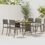 Garten-Essgruppe 5-teilig aus grauem synthetischem Rattan von vidaXL, Gartensets - Ref: Foro24-3120102, Preis: 269,16 €, Raba...