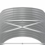 Jardinera arriate acero galvanizado gris 152x80x68 cm